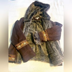 Beautiful Beaded and Fur Lined Women’s Jacket